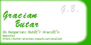gracian butar business card